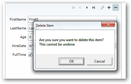 confirm delete with MessageBox confirm delete with MessageBox