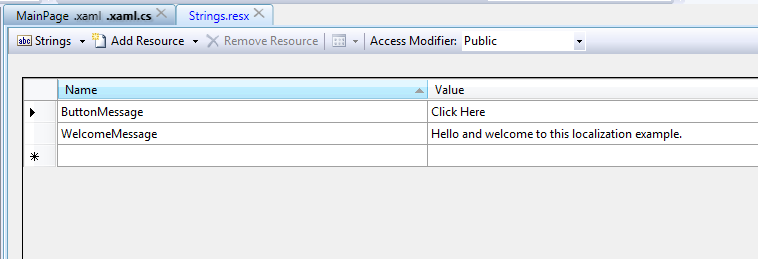 Visual Studio resource designer Visual Studio resource designer